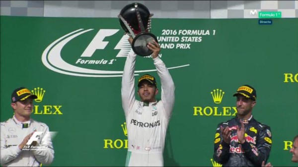 Hamilton mantuvo su dominio en Austin, donde ganó para acercarse a Rosberg rumbo al GP de México.