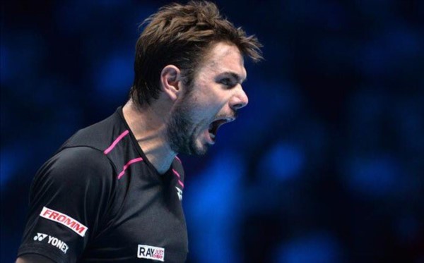 "Stan" Wawrinka se prende en la pelea por un lugar en semifinales.