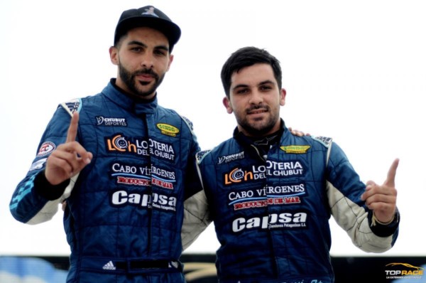 Los mellizos Lucas Valle y Maxi Valle ganaron las baterías del TR Series en Paraná.