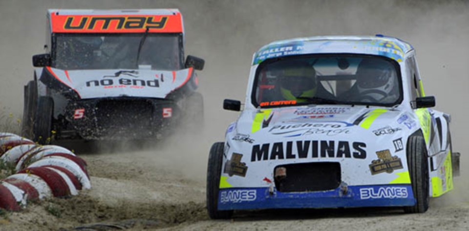 Sebastián Gatica ganó ayer la primera serie de los 850cc y hoy llega como líder a la definición que se correrá en el Jorge Meisen de Puerto Madryn.