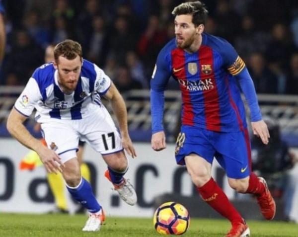 Lionel Messi marcó un gol pero  Barcelona apenas empató ante Real Sociedad.
