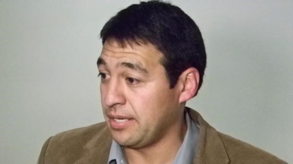 El intendente de Paso de Indios, Mario Pichiñán.
