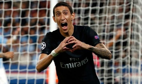 Di María anotó el gol decisivo para el líder en Francia. El otro fue de Zlatan.