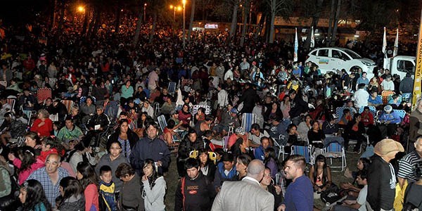 Evento. La fiesta de Cholila tuvo una cantidad de público récord. Y el cierre convocó a unos 15 mil visitantes.