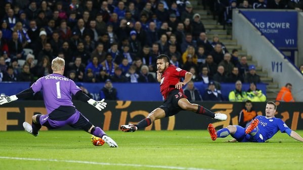 Leicester es el primer equipo en marcar 50 goles esta temporada en la Premier League.