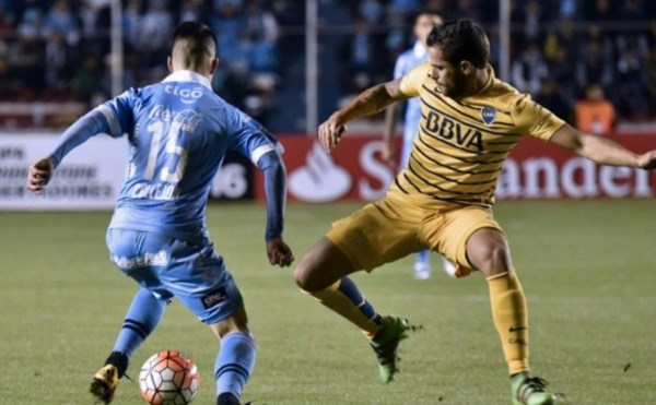 Carrizo le dio un punto a Boca en La Paz con el último aliento.