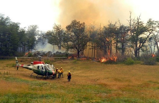 La temporada de incendios no da tregua en la cordillera chubutense.