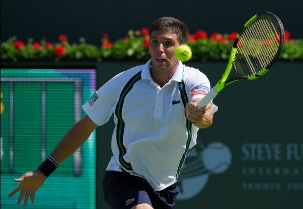 Delbonis no pudo ante el francés Monfils y quedó afuera de Indian Wells.
