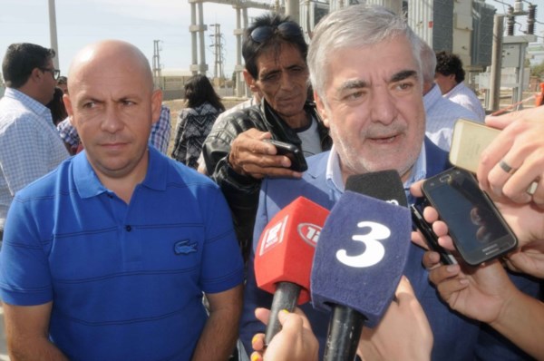 Todo bien. Das Neves y Sastre inauguraron obras en conjunto