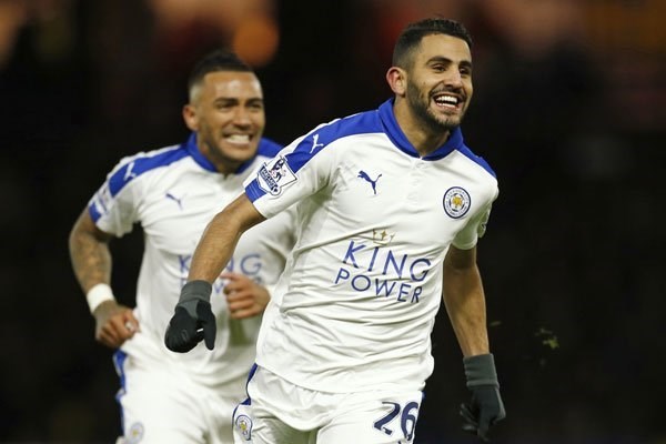 Mahrez puso a Leicester más lejos de sus escoltas: lleva 5 puntos a 9 fechas del cierre.