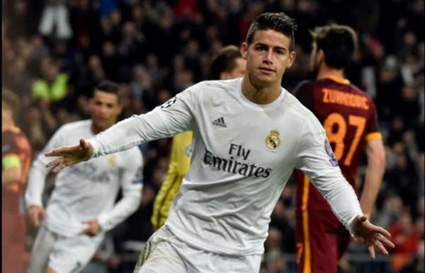 Entre CR7 y James liquidaron la historia ante los romanos en cuatro minutos.