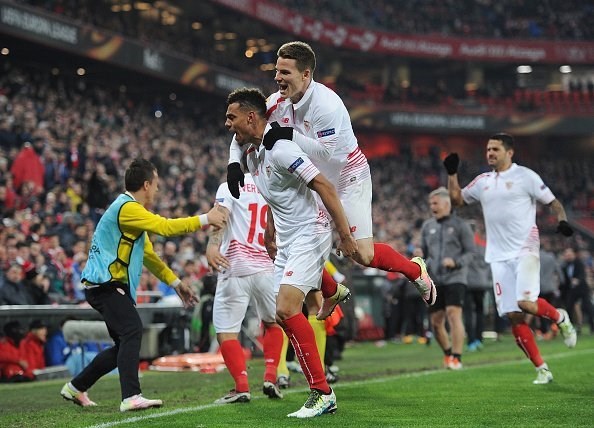 Sevilla ganó en Bilbao 2-1 y es el favorito para meterse entre los cuatro mejores una vez más.