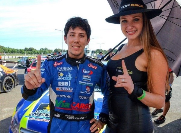 Primera "pole" del campeón Matías Rodríguez en 2016.