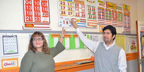 Agencieros chochos. Es la segunda vez que venden un premio millonario.