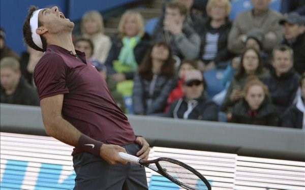 Del Potro vuelve con victoria a Madrid cuatro años después y terminó llorando en el court.