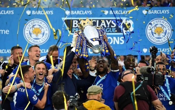 La foto del año. Leicester City, campeón de la Premier League temporada 2015/16.