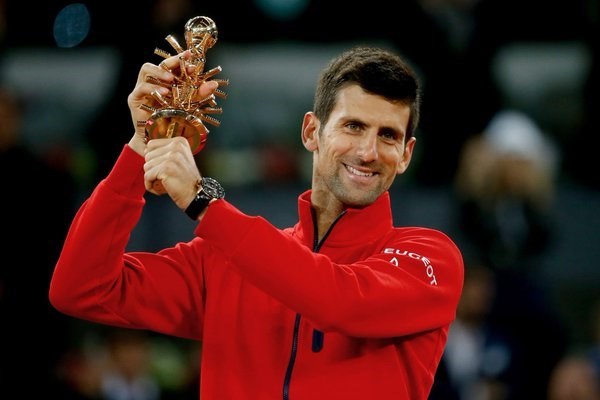 Novak Djokovic, minutos después de su título. "Todo Madrid es espectacular".