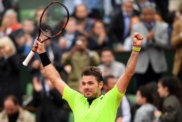 Wawrinka venció al español Albert Ramos-Vinolas por 6-2, 6-1 y 7- 6 (9/7).