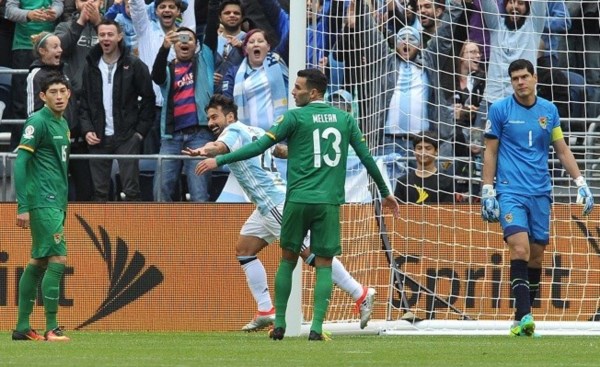 Lavezzi abrió el marcador en Seattle. Messi entró en el segundo tiempo pero no pudo marcar.
