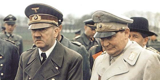 El Führer y su lugarteniente.