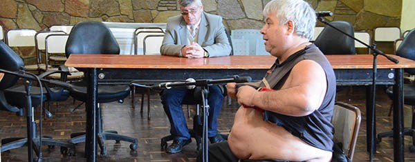 Últimas palabras. Eduardo Baltazar “Lalo” Quiroga, el día que pudo decir lo suyo ante el tribunal, en el juicio que se realizó en el Casino de Oficiales de la Unidad 6 de Rawson.