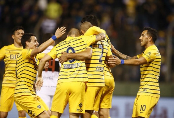 Ganando ritmo. Boca superó 2-0 a Olimpia, en el primer amistoso del semestre.