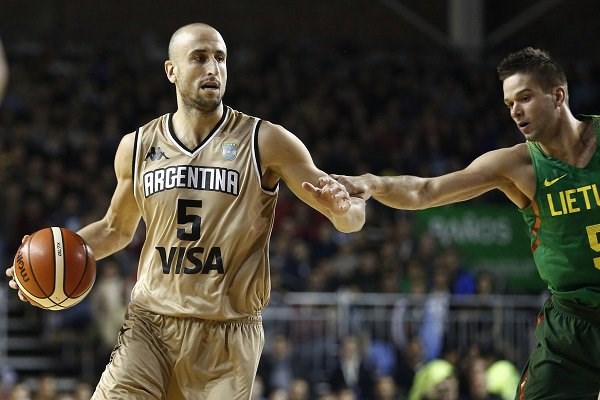 Con un doble de Campazzo en la última, Argentina venció a Lituania 86-85 después de dos suplementarios.