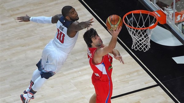 Estados Unidos vuelve a sufrir para ganar a Serbia como en el último mundial.