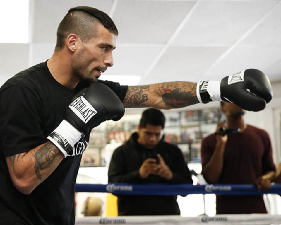 Lucas Matthysse en el gimnasio. “La máquina” evalúa su retorno, pero avisa que tiene que habrá cambios.