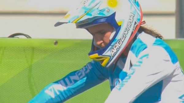No anduvo bien la cordobesa Gabriela Díaz en la clasificación de BMX en Río 2016.