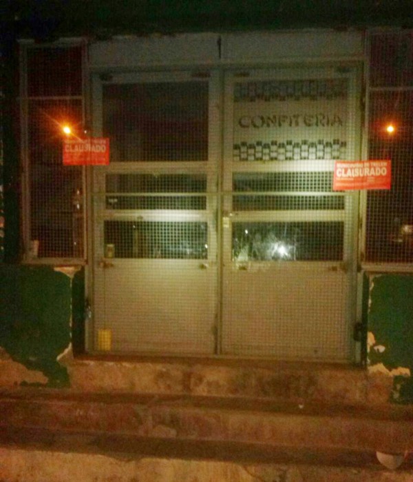 Uno de los locales clausurados el fin de semana