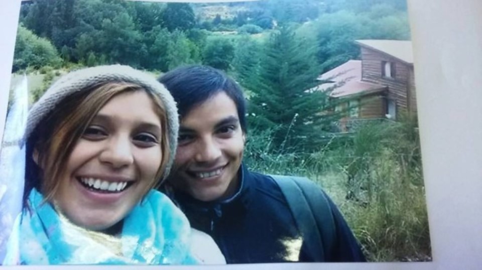 Los jóvenes aparecieron anoche en buen estado (foto familiar)