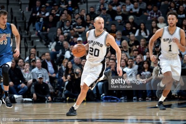 Con Manu, San Antonio regresó a la victoria al superar a Minnesota.