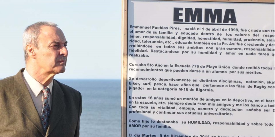 Oscar Naya hoy en la Alcaidía de Trelew tras ser condenado por la muerte del joven Emmanuel Puebla Pires.