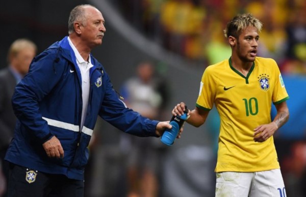 Scolari cree que Neymar Jr llegará a ser el mejor del mundo. 