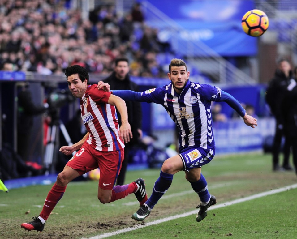 El delantero argentino Gaitán jugó en el equipo del "Cholo" Simeone.