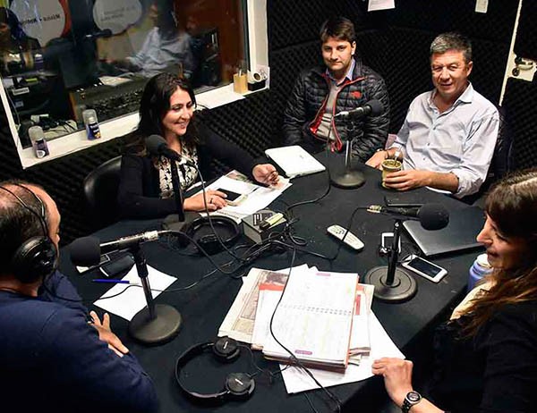 Menna planteó en Madryn sus propuestas para la seguridad.