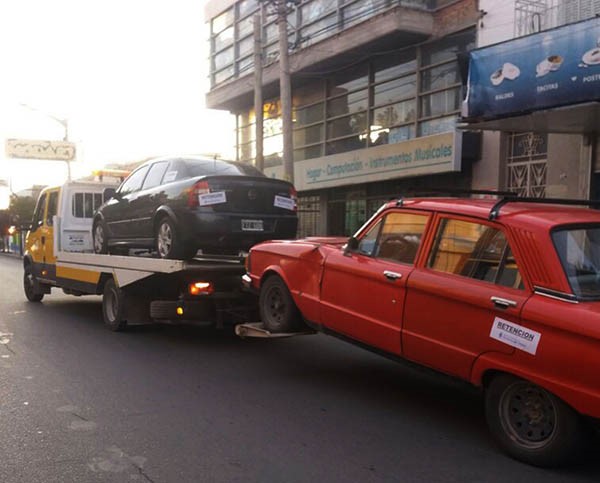 En el operativo de control callejero hubo 11 vehículos secuestrados.