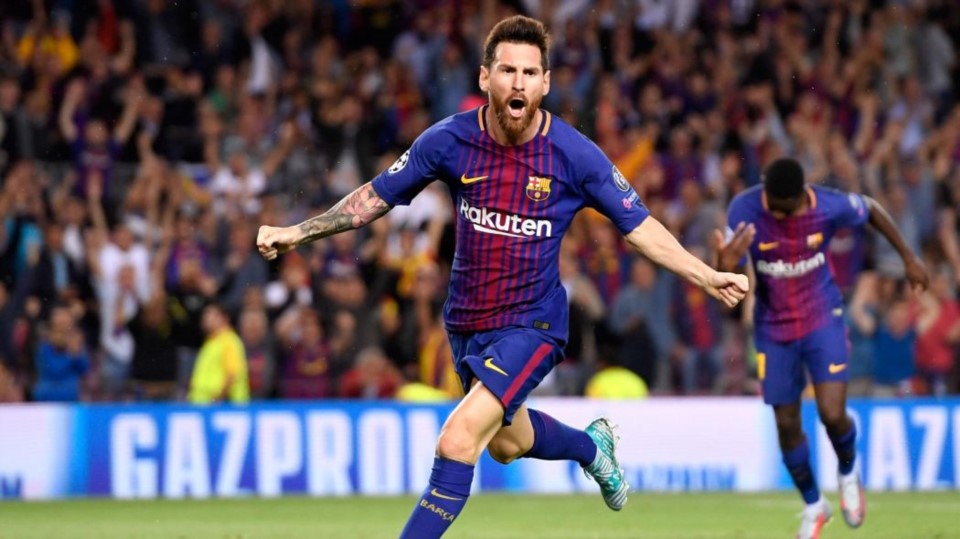 Messi le dio la victoria al Barcelona y llegó a los 100 goles en competiciones europeas.