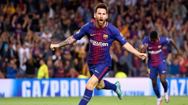 Messi le dio la victoria al Barcelona y llegó a los 100 goles en competiciones europeas.