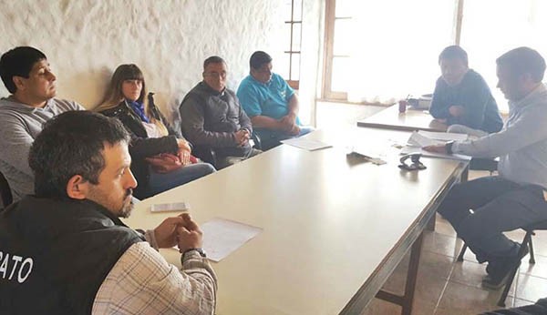 Presencia. El gremio estuvo pero no el Ejecutivo en la sala de Trabajo.
