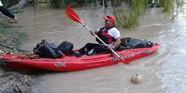 La travesía limpiando el río se llevará a cabo en forma conjunta con el Grupo Patagonia Pesca y Kayak.