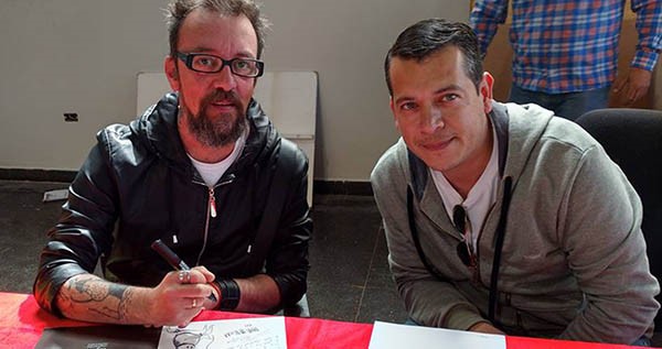  Leandro Gaviñó, autor  rionegrino presentó su libro,  ilustrado por Juan Chavetta.