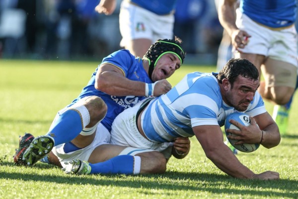 Los Pumas, con la alegría de la victoria pero la preocupación por el juego: vencieron sin brillar a Italia.