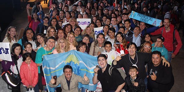 La delegación de Chubut estuvo integrada por 149 personas y  tuvo una destacada experiencia en la FNIE.
