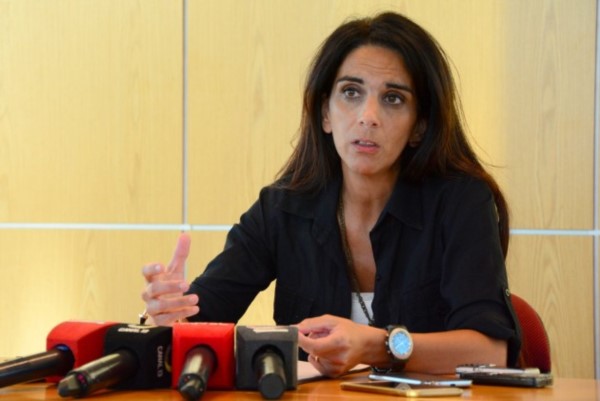 La ministra puntana n tuvo pelos en la lengua. (Imagen gentileza Noticias de San Luis).