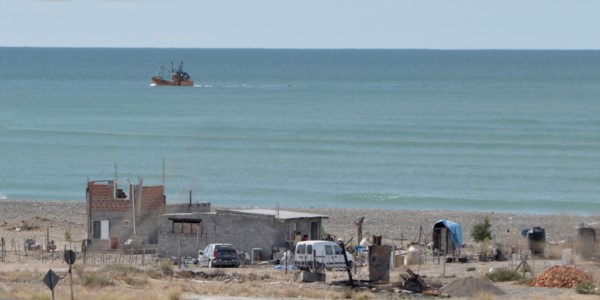 Usurpación. Una postal de los terrenos ocupados ilegalmente en Playa Magagna, que siguen aún allí.