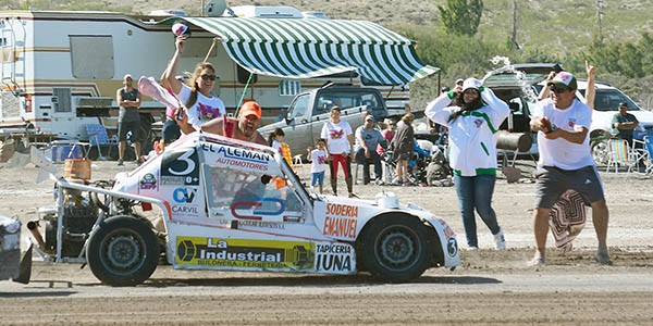 Luis Pugh se consagró campeón en los 850cc. El sábado ganó la primera final y ayer llegó en el cuarto lugar.