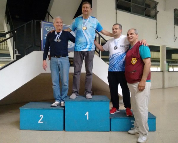 Claudio Cabrera fue subcampeón en el Nacional de grueso calibre.