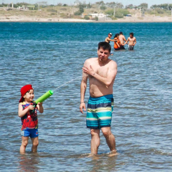 El termómetro marcó más de 30 grados ayer.
